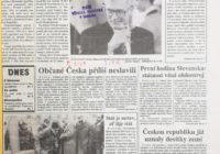 25 let od vzniku České republiky aneb ohlédnutí za tiskem v roce 1993