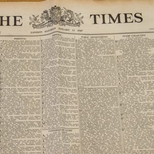 1. leden 1785 – vznik The Times 1. leden 1785 – vznik The Times