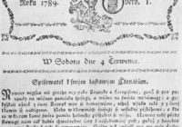 8. března 1794 – vydání prvního seznamovacího inzerátu v češtině
